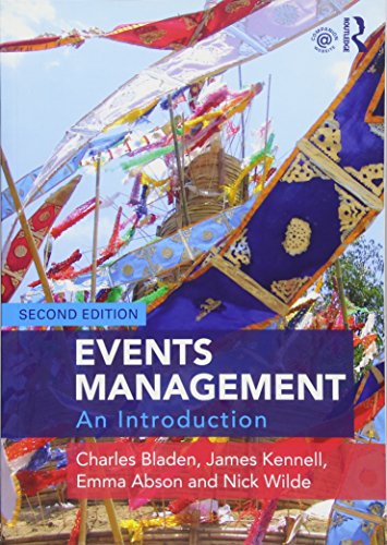 Imagen de archivo de Events Management: An Introduction a la venta por BooksRun