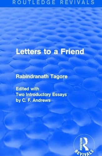 Stock image for Letters to a Friend (Routledge Revivals) for sale by Chiron Media