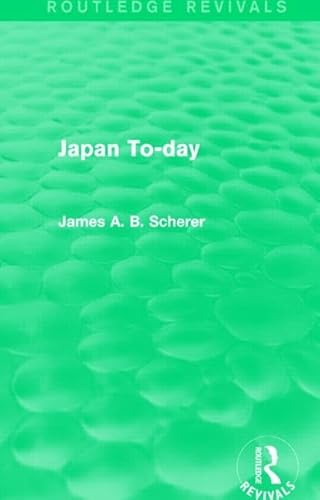 Beispielbild fr Japan To-Day zum Verkauf von Blackwell's