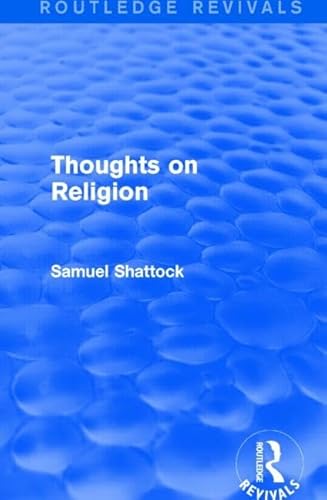 Beispielbild fr Thought on Religion (Routledge Revivals) zum Verkauf von Chiron Media