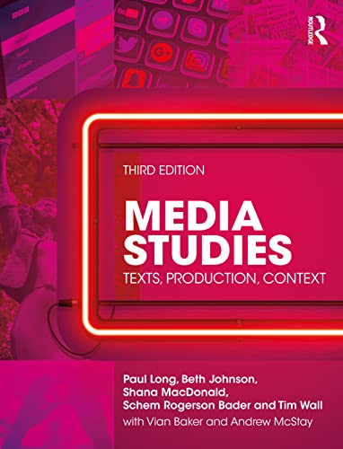 Imagen de archivo de Media Studies: Texts, Production, Context a la venta por Books From California