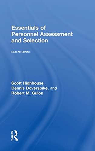 Stock image for Essentials of Personnel Assessment and Selection (Essentials of Industrial and Organizational Psychology) for sale by HPB-Red