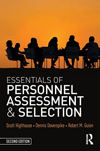 Stock image for Essentials of Personnel Assessment and Selection for sale by Blackwell's