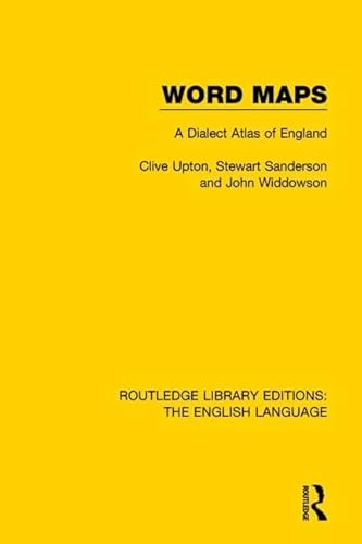 Stock image for Word Maps: A Dialect Atlas of English for sale by AwesomeBooks