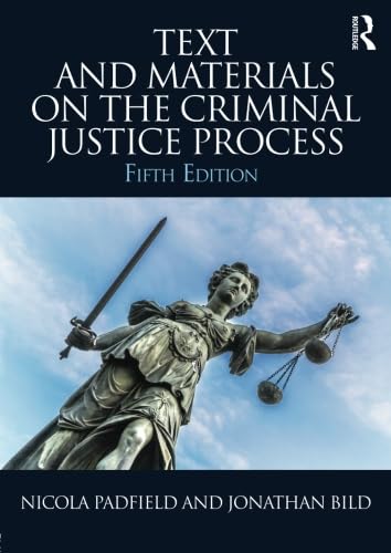 Stock image for Text and Materials on the Criminal Justice Process for sale by WorldofBooks