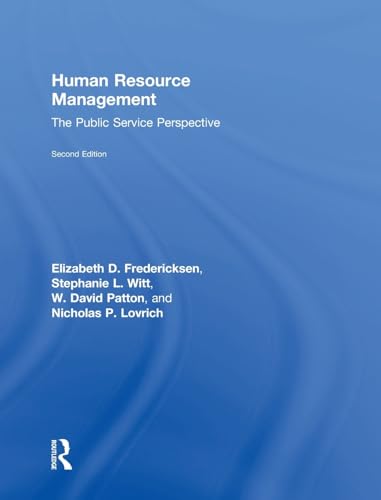 Stock image for Human Resource Management: The Public Service Perspective for sale by Books Puddle