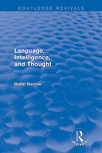 Beispielbild fr Language, Intelligence, and Thought (Routledge Revivals) zum Verkauf von Chiron Media
