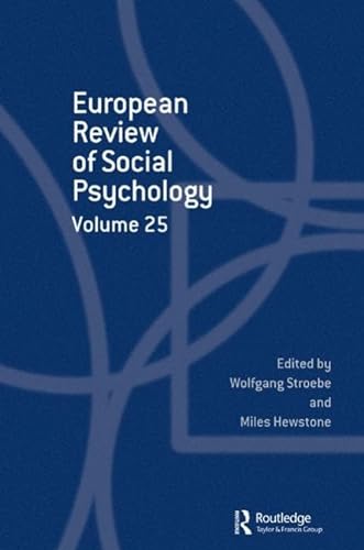 Beispielbild fr European Review of Social Psychology (Volume 25) zum Verkauf von Anybook.com