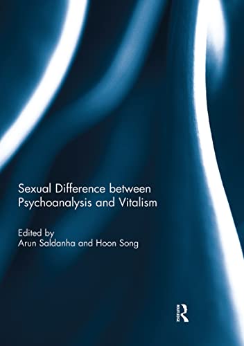 Imagen de archivo de Sexual Difference Between Psychoanalysis and Vitalism a la venta por Blackwell's