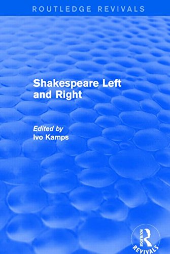 Beispielbild fr Shakespeare Left and Right zum Verkauf von Blackwell's