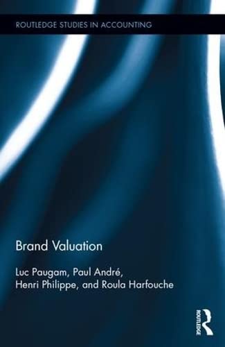 Imagen de archivo de Brand Valuation (Routledge Studies in Accounting) a la venta por Chiron Media