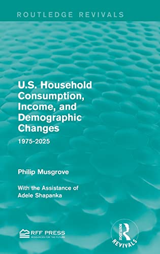 Stock image for U.S. Household Consumption, Income, and Demographic Changes: 1975-2025 (Routledge Revivals) for sale by Lucky's Textbooks