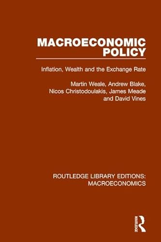 Stock image for Macroeconomic Policy: Inflation, Wealth and the Exchange Rate for sale by Revaluation Books