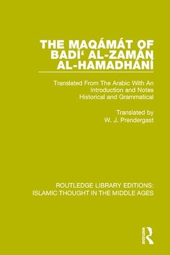 Beispielbild fr The Maqmt of Bad' Al-Zamn Al-Hamadhn zum Verkauf von Blackwell's
