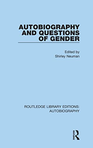 Imagen de archivo de Autobiography and Questions of Gender (Routledge Library Editions: Autobiography) a la venta por Chiron Media