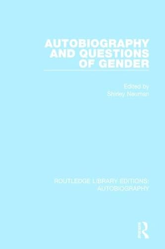 Imagen de archivo de Autobiography and Questions of Gender a la venta por Blackwell's
