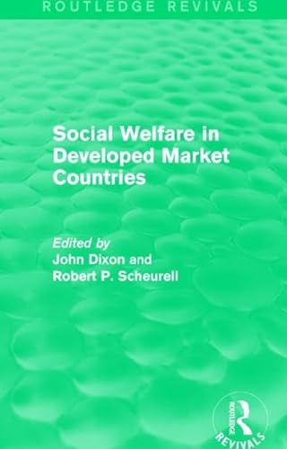 Beispielbild fr Social Welfare in Developed Market Countries zum Verkauf von Blackwell's