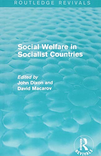 Beispielbild fr Social Welfare in Socialist Countries zum Verkauf von Blackwell's