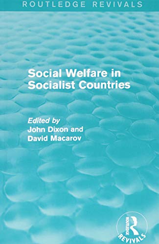 Stock image for Social Welfare in Socialist Countries for sale by Chiron Media