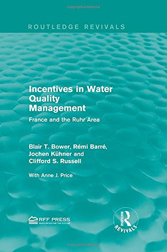 9781138948914: Incentives in Water Quality Management: France and the Ruhr Area (Routledge Revivals)
