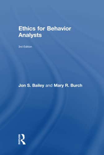 Beispielbild fr Ethics for Behavior Analysts zum Verkauf von Better World Books