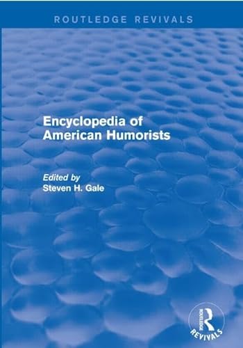 Beispielbild fr Encyclopedia of American Humorists zum Verkauf von Blackwell's