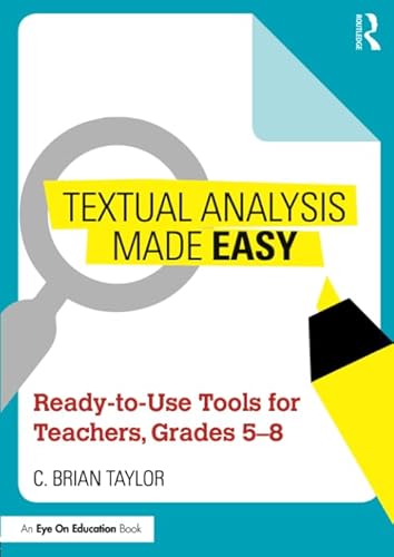 Beispielbild fr Textual Analysis Made Easy Grades 5-8 zum Verkauf von Blackwell's