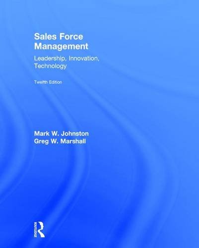 Stock image for Sales Force Management: Leadership, Innovation, Technology for sale by Books of the Smoky Mountains