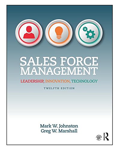 Beispielbild fr Sales Force Management : Leadership, Innovation, Technology zum Verkauf von Better World Books