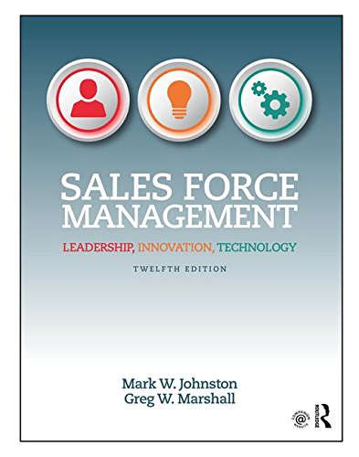 Imagen de archivo de Sales Force Management: Leadership, Innovation, Technology a la venta por ThriftBooks-Atlanta