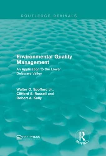 Imagen de archivo de Environmental Quality Management a la venta por Blackwell's