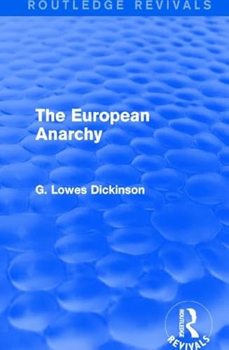 Beispielbild fr The European Anarchy zum Verkauf von Blackwell's