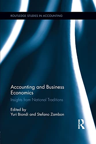 Imagen de archivo de Accounting and Business Economics: Insights from National Traditions a la venta por Blackwell's