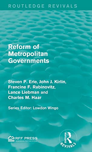 Imagen de archivo de Reform of Metropolitan Governments (Routledge Revivals) a la venta por Chiron Media