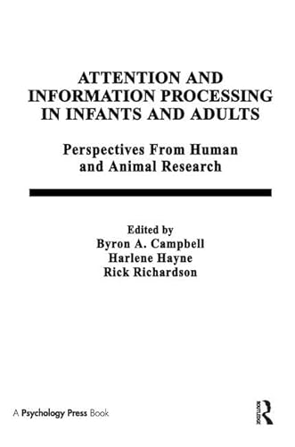 Beispielbild fr Attention and Information Processing in Infants and Adults zum Verkauf von Blackwell's