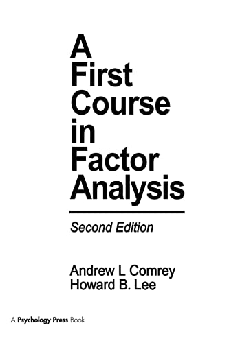 Imagen de archivo de A First Course in Factor Analysis a la venta por Chiron Media