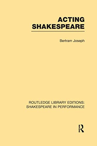 9781138965867: Acting Shakespeare (Routledge Library Editions: Shakespeare in Performance)