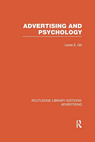 9781138966116: Advertising and Psychology (Routledge Library Editions: Advertising)