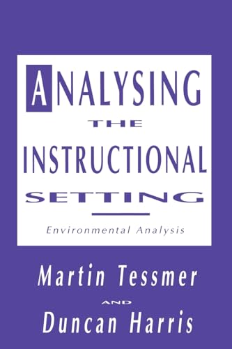 9781138966642: Analysing the Instructional Setting: A Guide for Course Designers