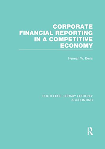 Imagen de archivo de Corporate Financial Reporting in a Competitive Economy a la venta por Blackwell's