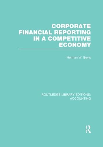 Stock image for Corporate Financial Reporting in a Competitive Economy for sale by Blackwell's