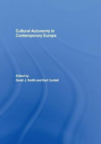 Stock image for Cultural Autonomy in Contemporary Europe for sale by Blackwell's