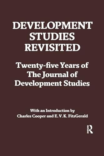 Beispielbild fr Development Studies Revisited zum Verkauf von Blackwell's