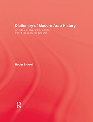 9781138967670: Dictionary Of Modern Arab Histor