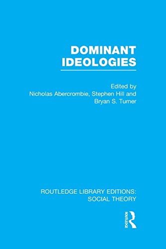Imagen de archivo de Dominant Ideologies a la venta por Revaluation Books
