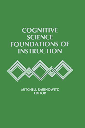 Stock image for Cognitive Science Foundations of Instruction for sale by HPB-Red