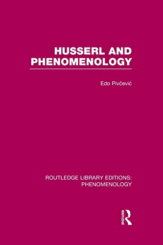 9781138972162: Husserl and Phenomenology (Routledge Library Editions: Phenomenology)