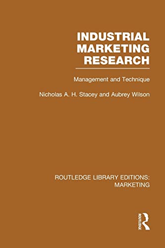 9781138972650: Industrial Marketing Research (RLE Marketing) (Routledge Library Editions: Marketing)