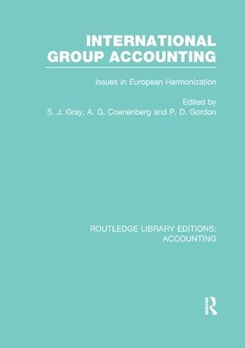 Imagen de archivo de International Group Accounting a la venta por Blackwell's