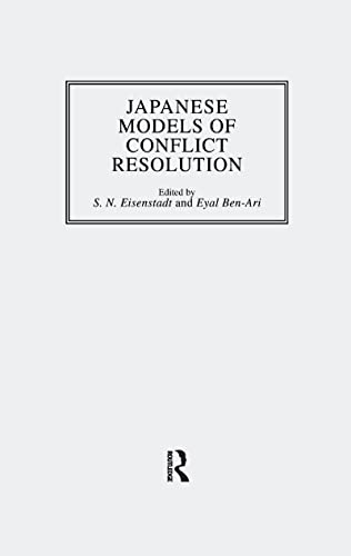 9781138973657: Japanese Models Of Conflict Resolution
